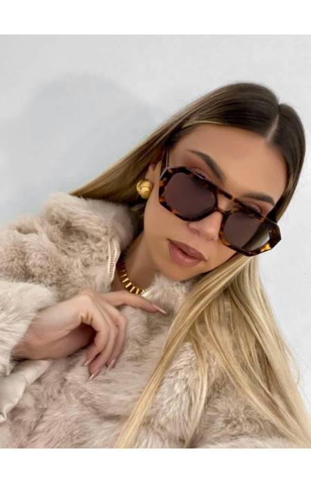 ANNAKEY COLIN LEOPARD SUNGLASSES