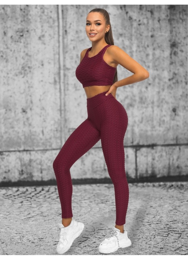 TIKTOK WINE ATHLETIC SET