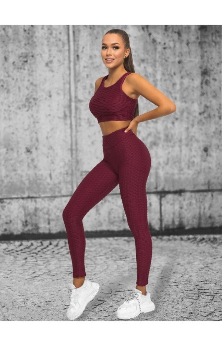 TIKTOK WINE ATHLETIC SET