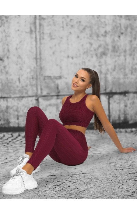 TIKTOK WINE ATHLETIC SET