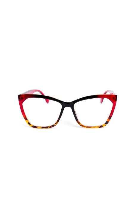 READING GLASSES LEOPARD WITH RED - ROXANA