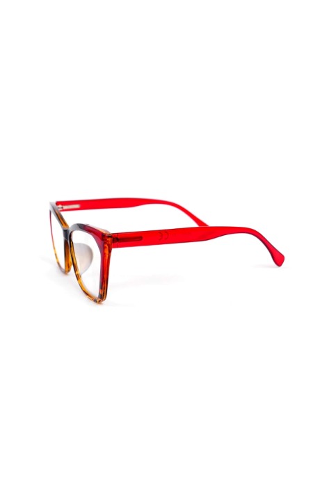 READING GLASSES LEOPARD WITH RED - ROXANA