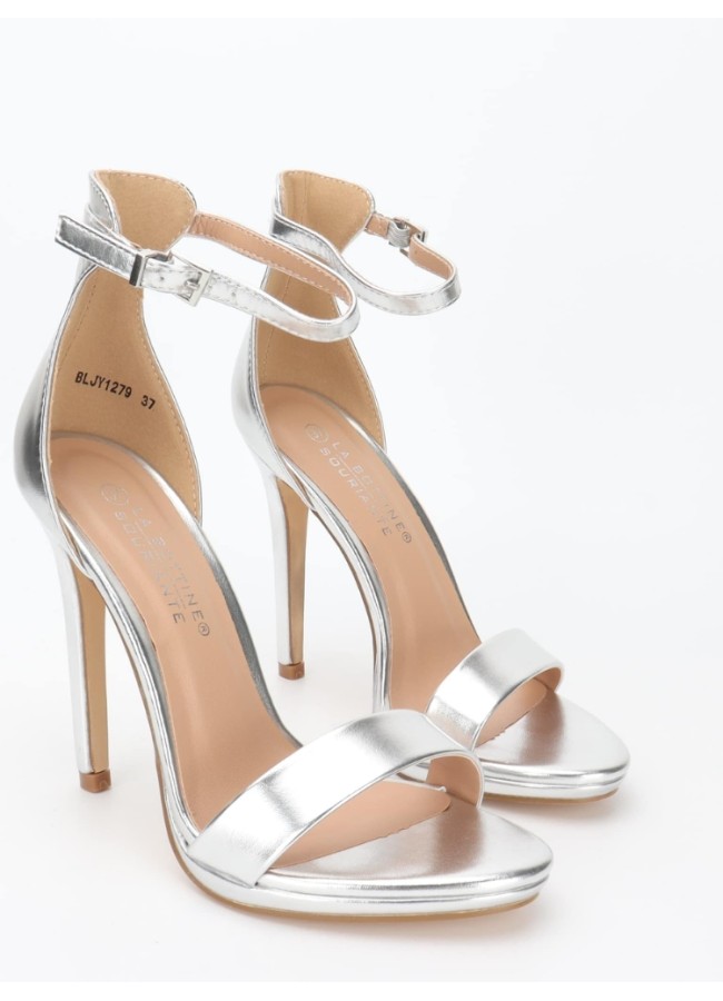 JESSY SILVER SANDALS