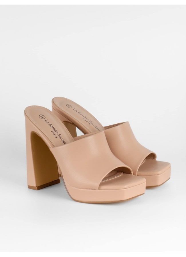 BEIGE MULES - SERGIO