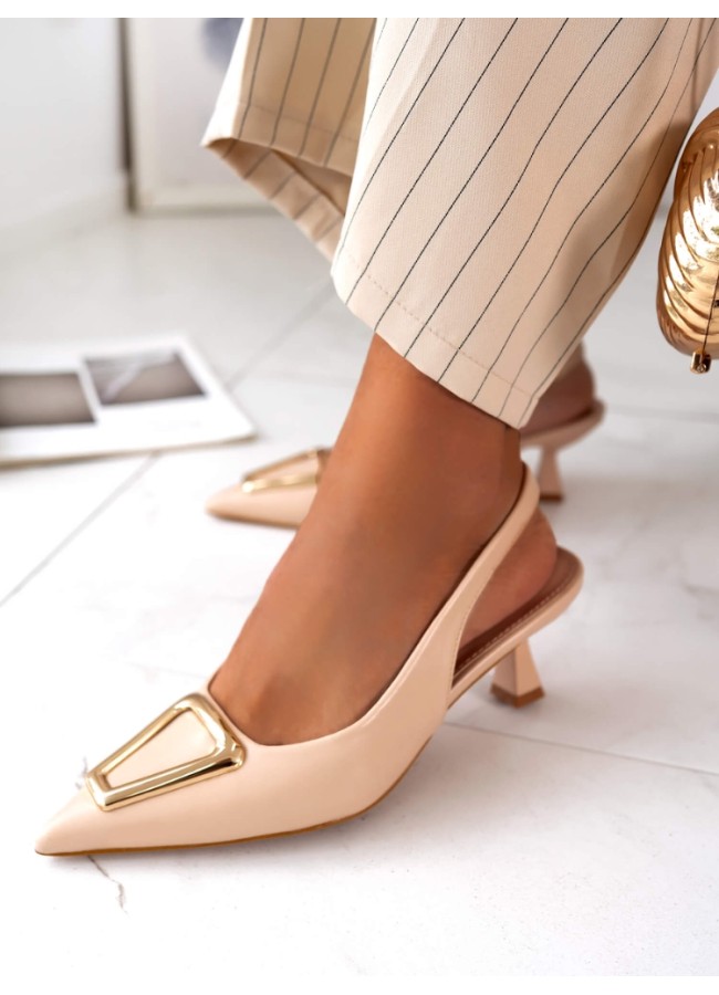 BEIGE HEELS - MIRTALI