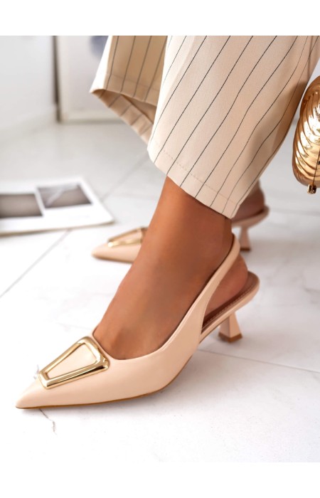 BEIGE HEELS - MIRTALI