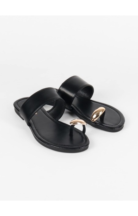 BLACK SANDALS - SAHANA